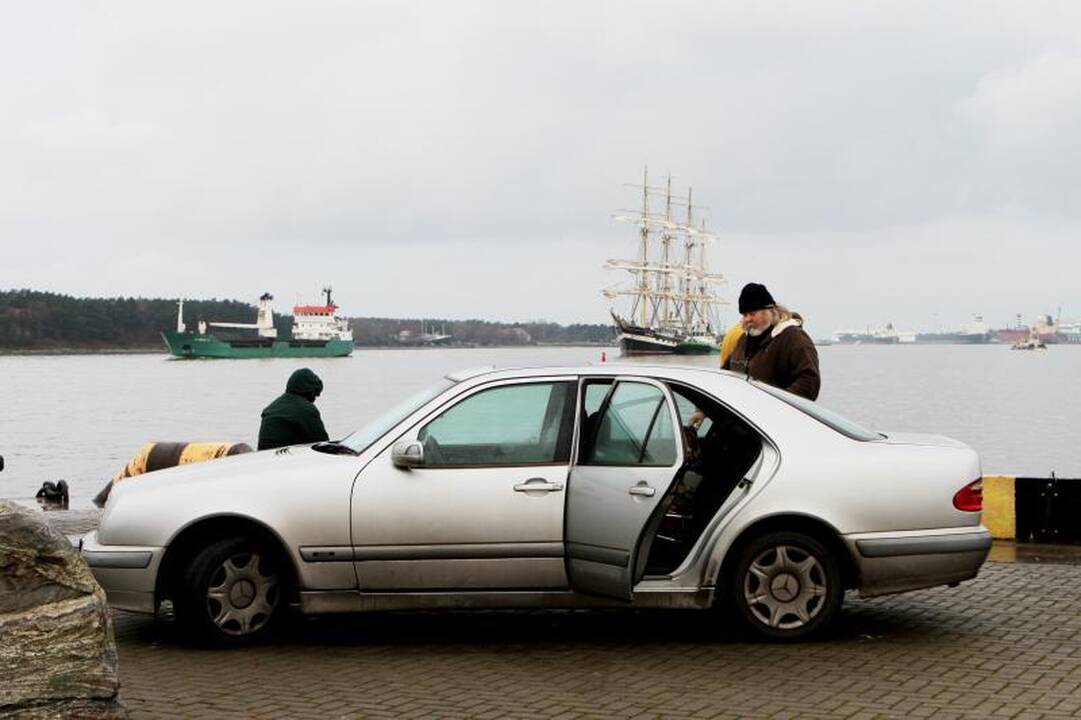 Klaipėda sulaukė burlaivio „Kruzenštern“