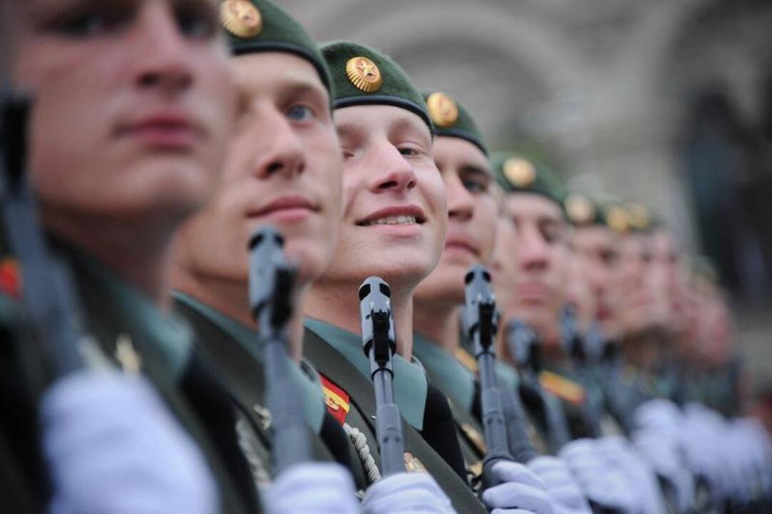V.Putinas stebėjo Rusijos karinės galios demonstravimą