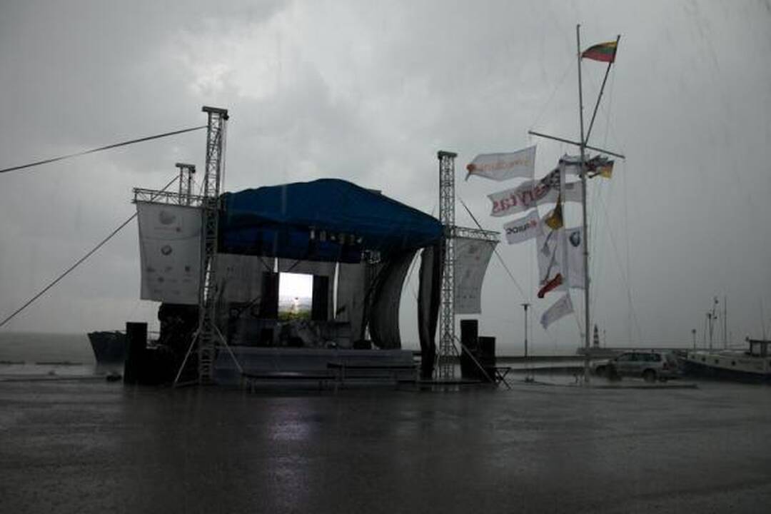 „Kuršių marių“ regata: paskutiniame etape - škvalas