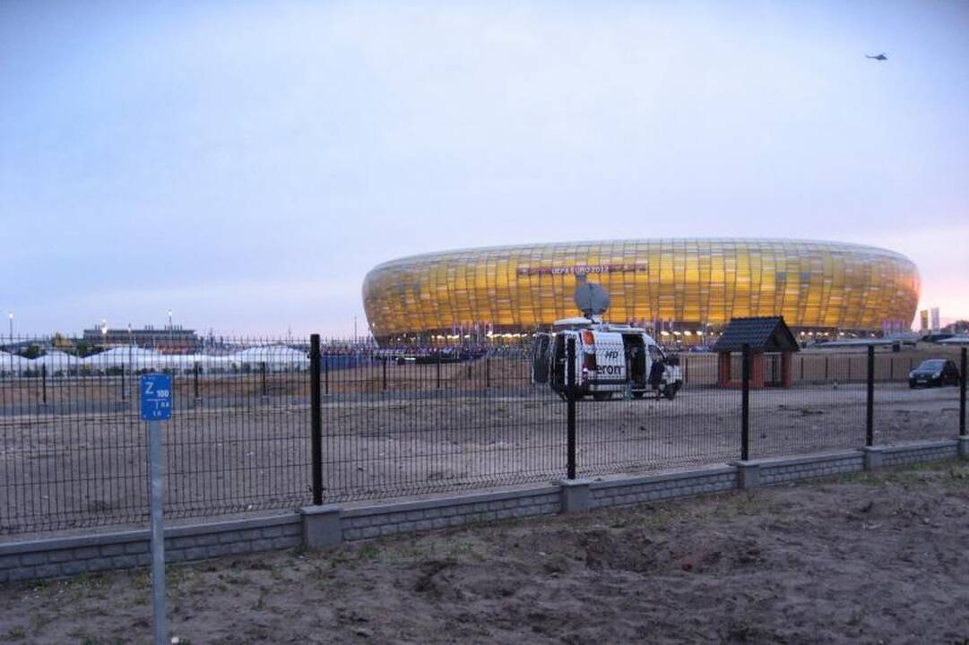„Euro 2012” – stadionas laivų statybvietėje (specialiai iš Lenkijos)