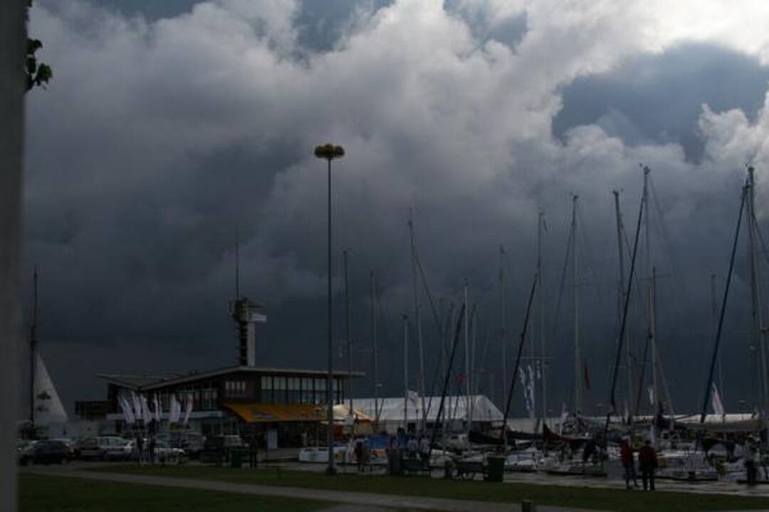 „Kuršių marių“ regata: paskutiniame etape - škvalas