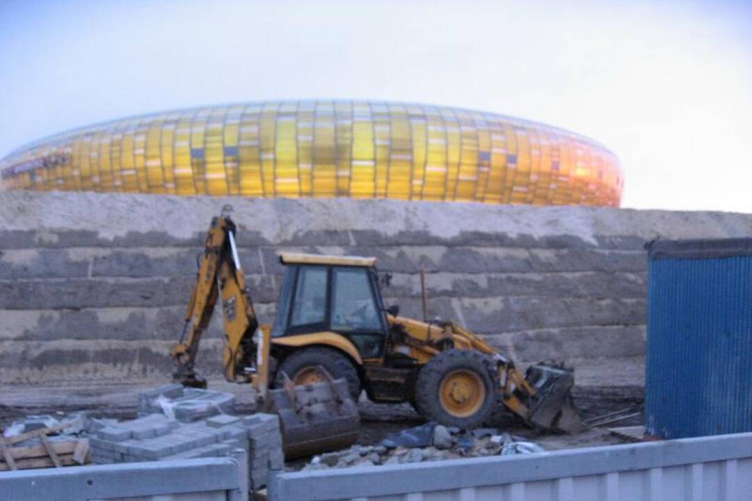 „Euro 2012” – stadionas laivų statybvietėje (specialiai iš Lenkijos)