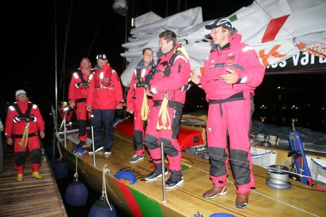 „Ambersail“ įgulai antrąjį etapą padėjo įveikti humoras 