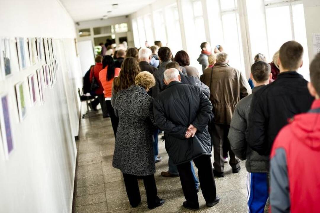 Kaune balsavęs V.Romanovas pastebėjo pažeidimą