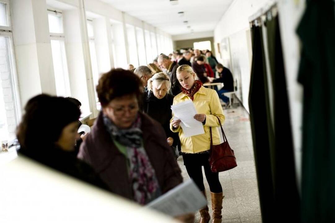 Kaune balsavęs V.Romanovas pastebėjo pažeidimą