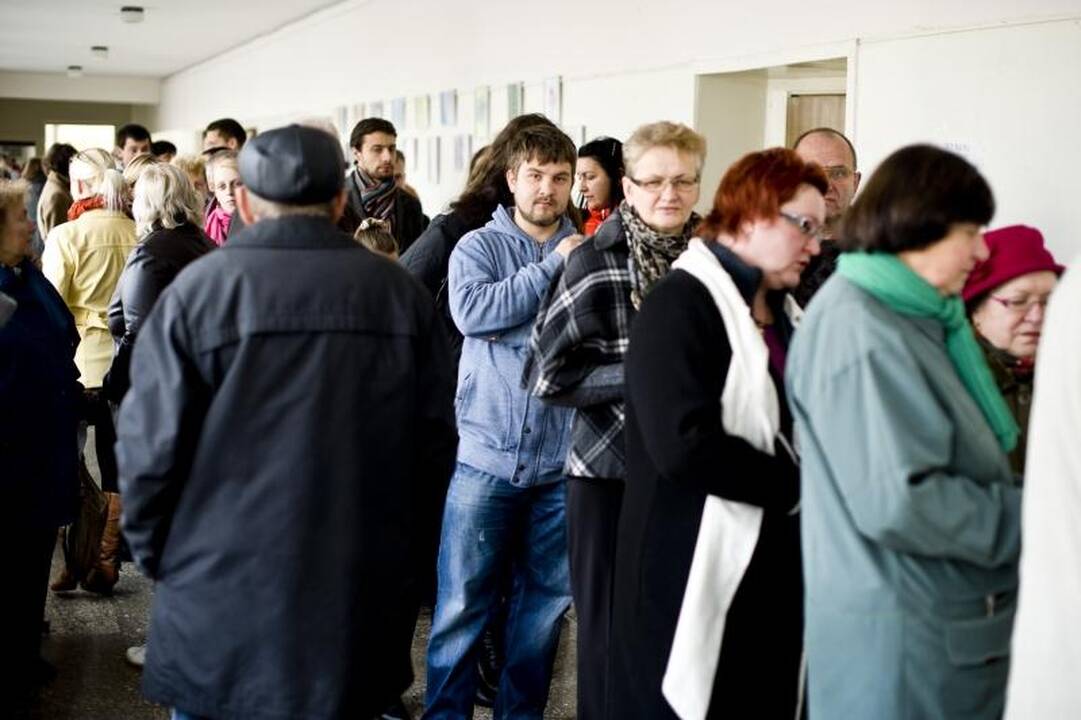 Kaune balsavęs V.Romanovas pastebėjo pažeidimą