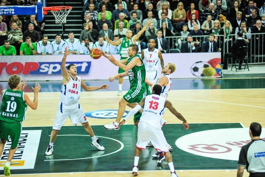 „Žalgiris“ palaužė CSKA kariauną ir tapo grupės lyderiu (komentarai)