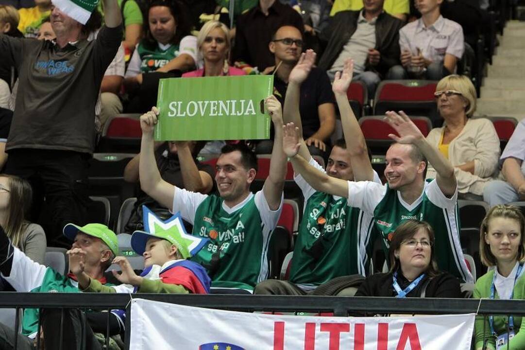 Klaipėdos arenoje - trečioji slovėnų pergalė 