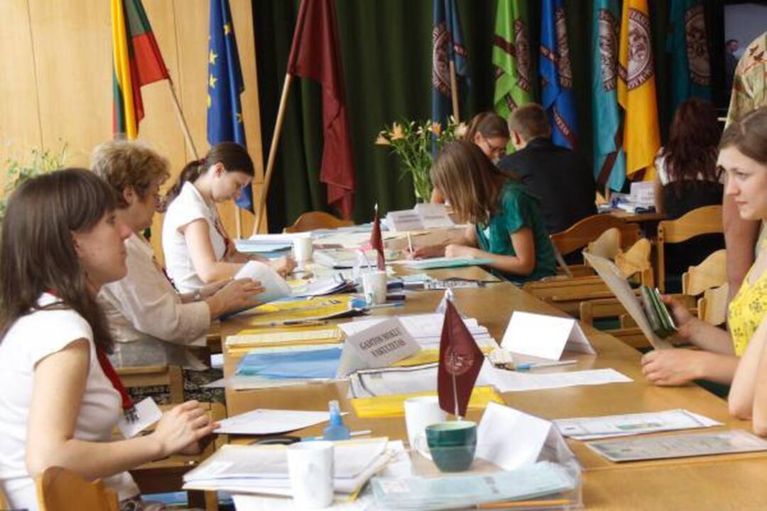 Kauno universitetuose - būsimųjų studentų antplūdis
