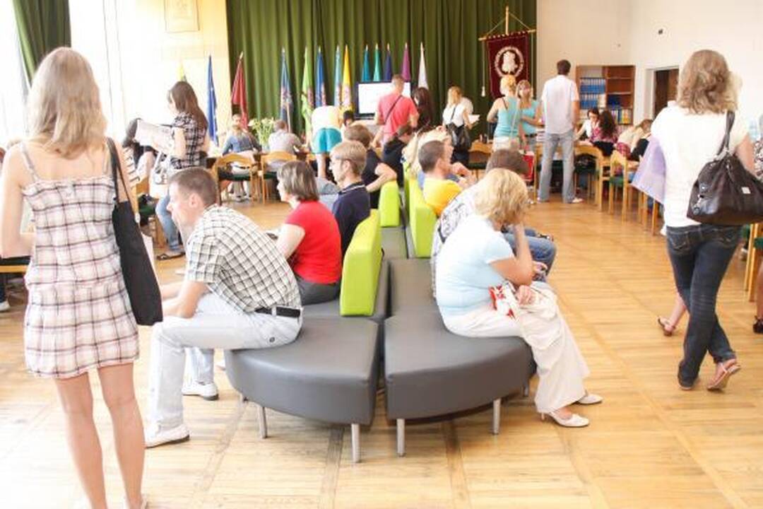 Kauno universitetuose - būsimųjų studentų antplūdis