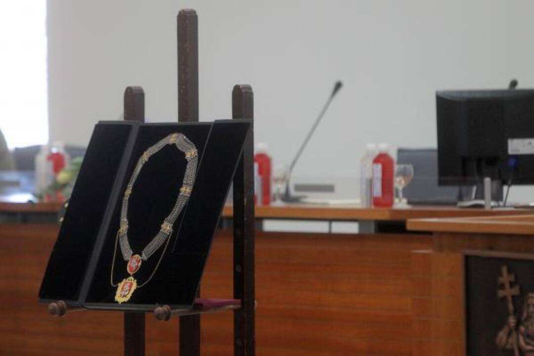 A.Zuokas inauguruotas tarybos posėdžio metu