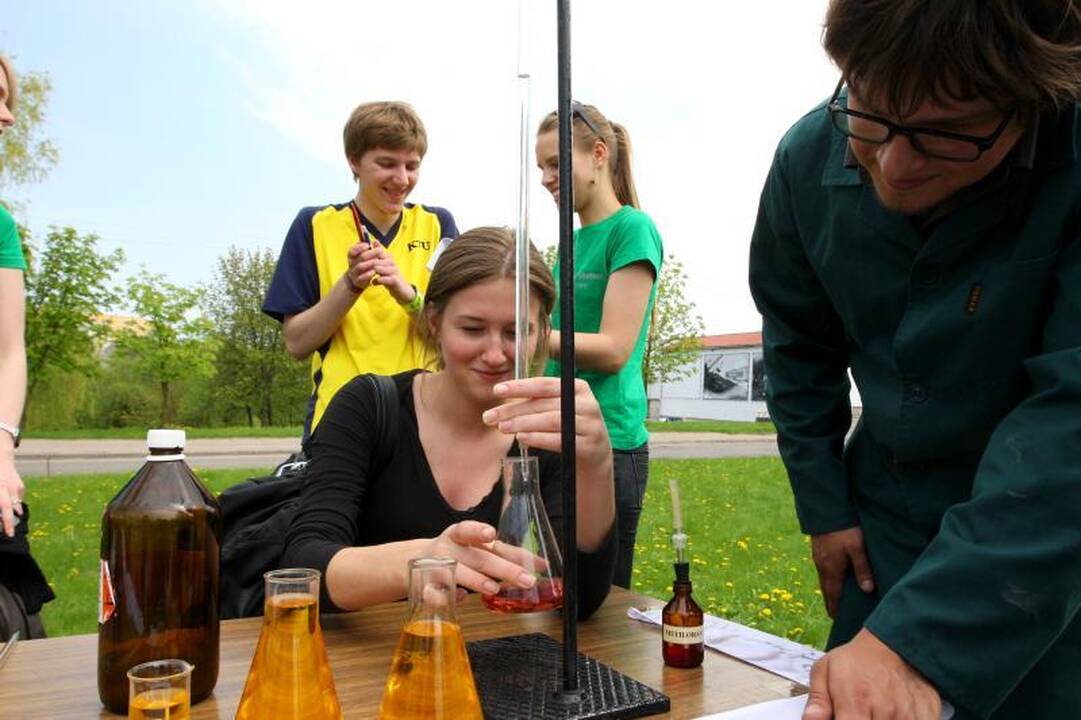 KTU Studentų miestelyje – jaunimo šėlionės