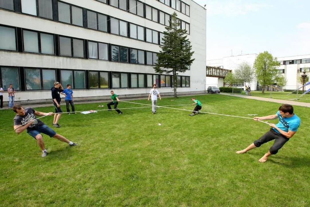 KTU Studentų miestelyje – jaunimo šėlionės