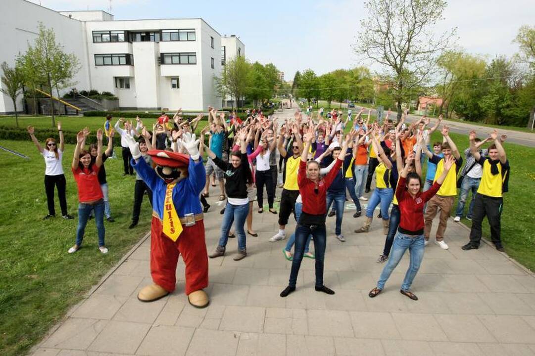 KTU Studentų miestelyje – jaunimo šėlionės