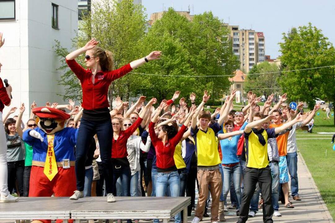 KTU Studentų miestelyje – jaunimo šėlionės