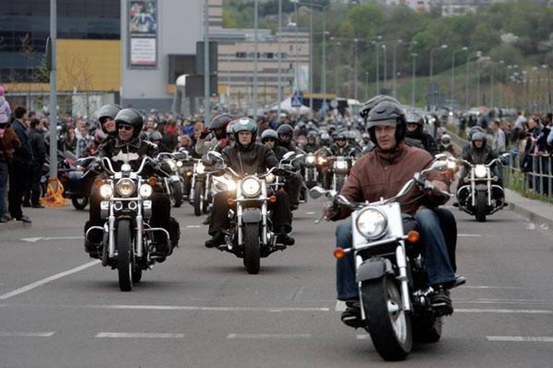 Prasidėjo baikerių sezonas