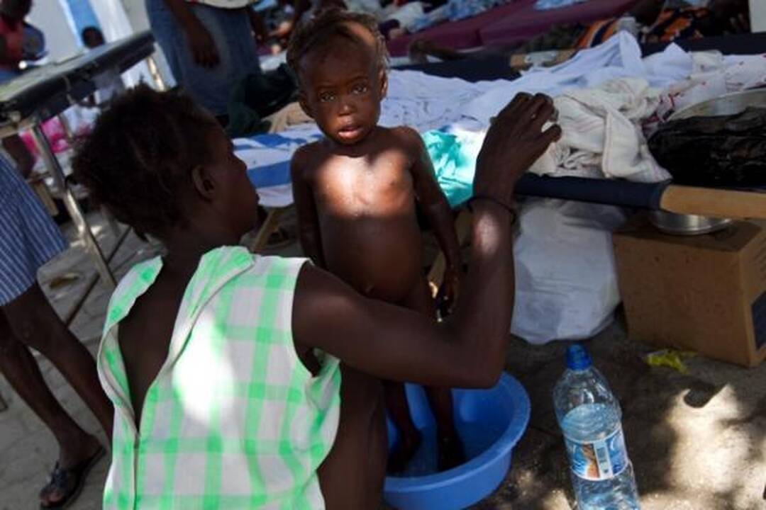 Cholera: Haityje mirė per tūkstantį žmonių, liga plinta Dominikoje (atnaujinta)