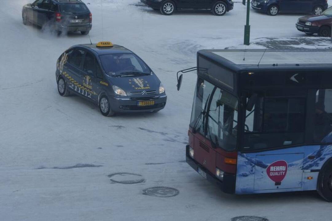 Klaipėdos gatvių valytojus įveikė stichija
