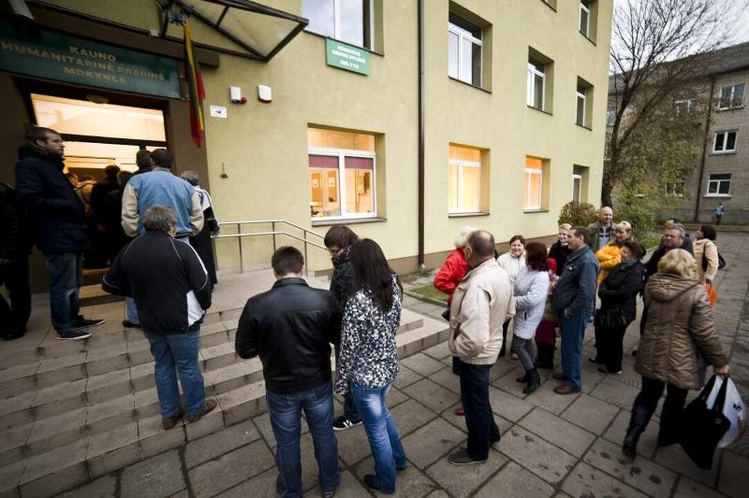 Kaune balsavęs V.Romanovas pastebėjo pažeidimą