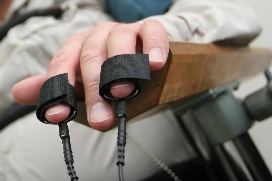 Poligrafo patikimumas gali siekti 90 proc.