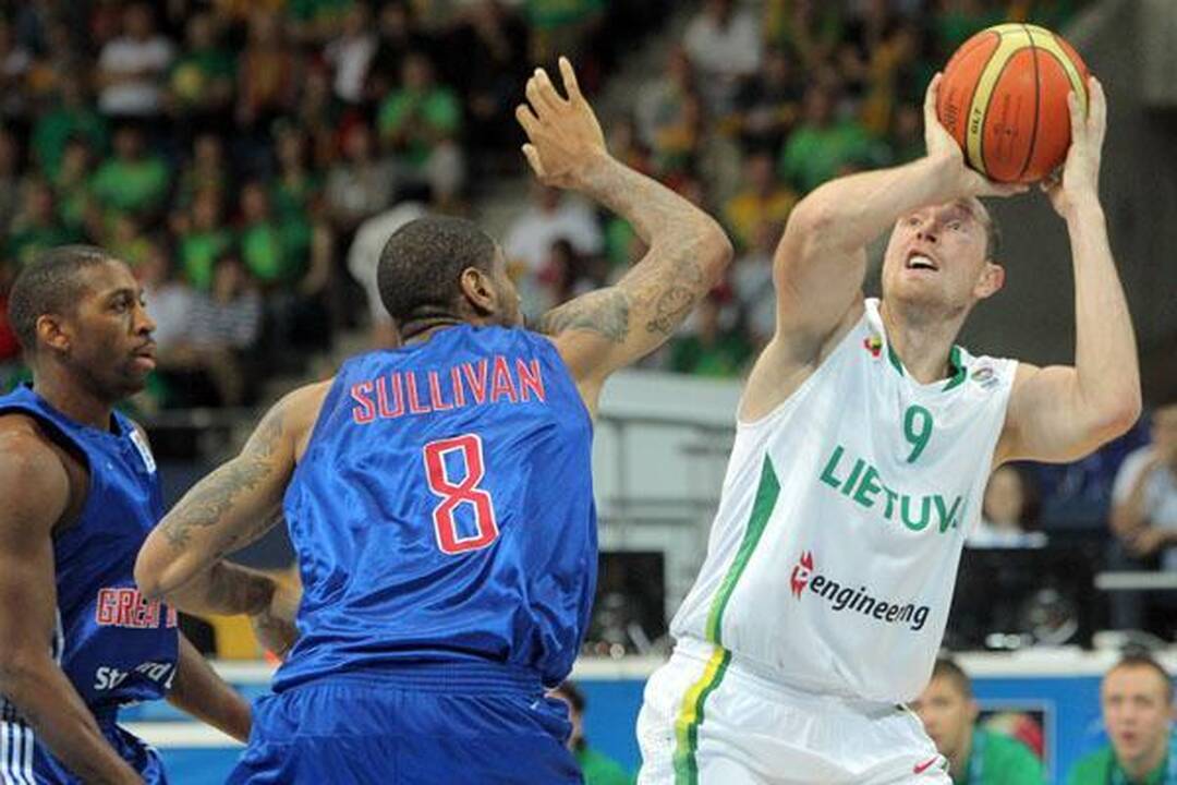 Pirmasis iššūkis: Lietuva - Didžioji Britanija 80:69