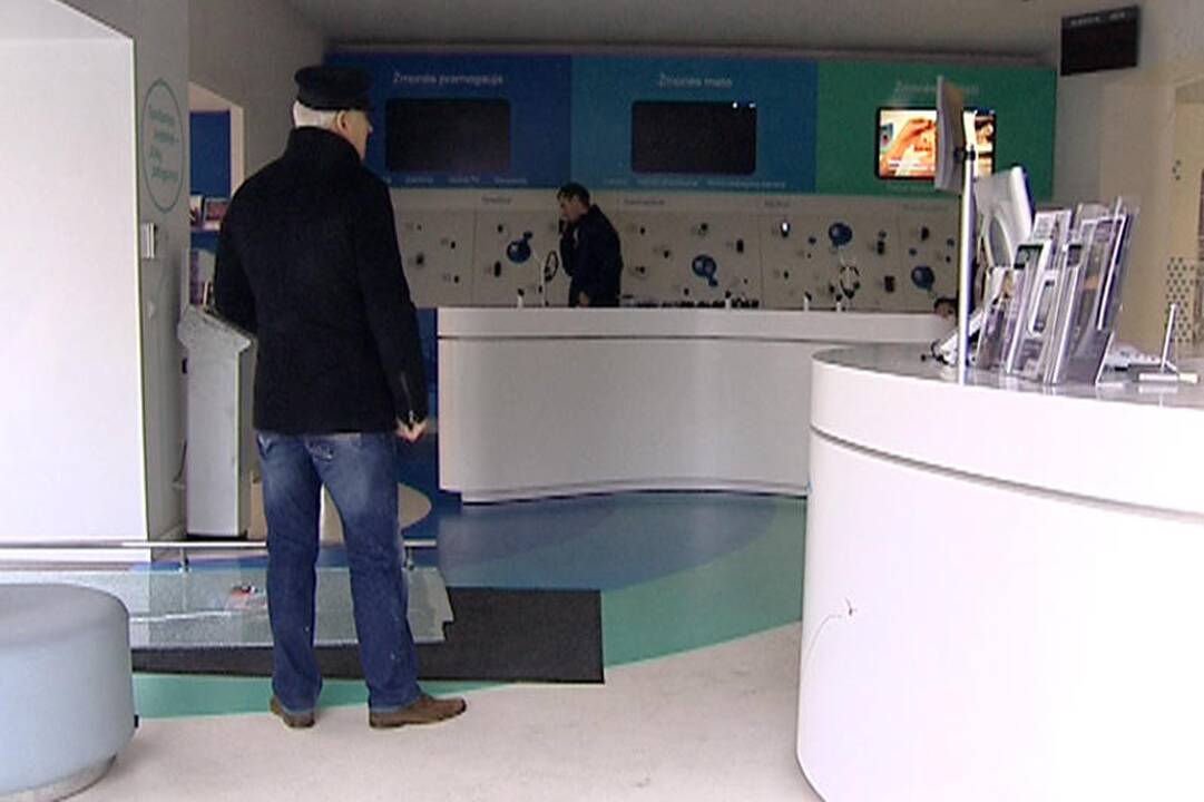 Vilniaus centre iš „Omnitel“ salono pagrobti kompiuteriai ir telefonai