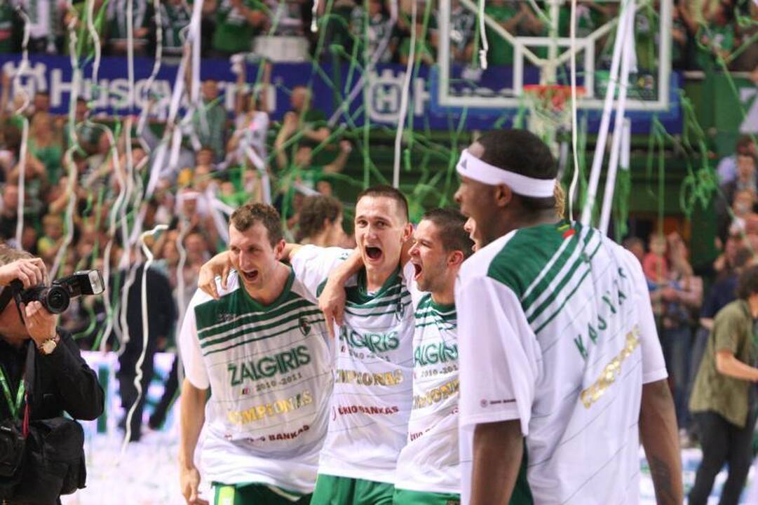 Triumfas: "Žalgiris" 13-ąjį kartą tapo LKL čempionu