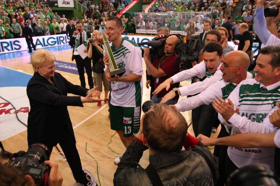 Triumfas: "Žalgiris" 13-ąjį kartą tapo LKL čempionu