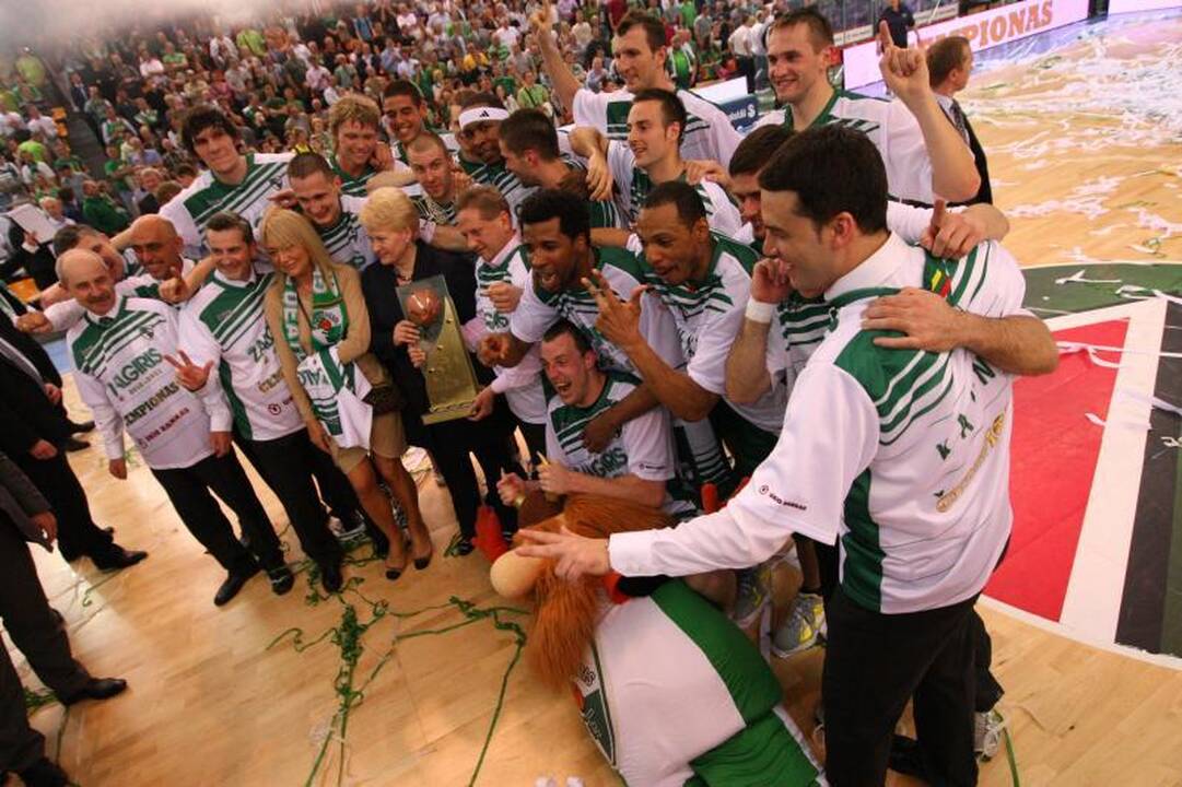Triumfas: "Žalgiris" 13-ąjį kartą tapo LKL čempionu