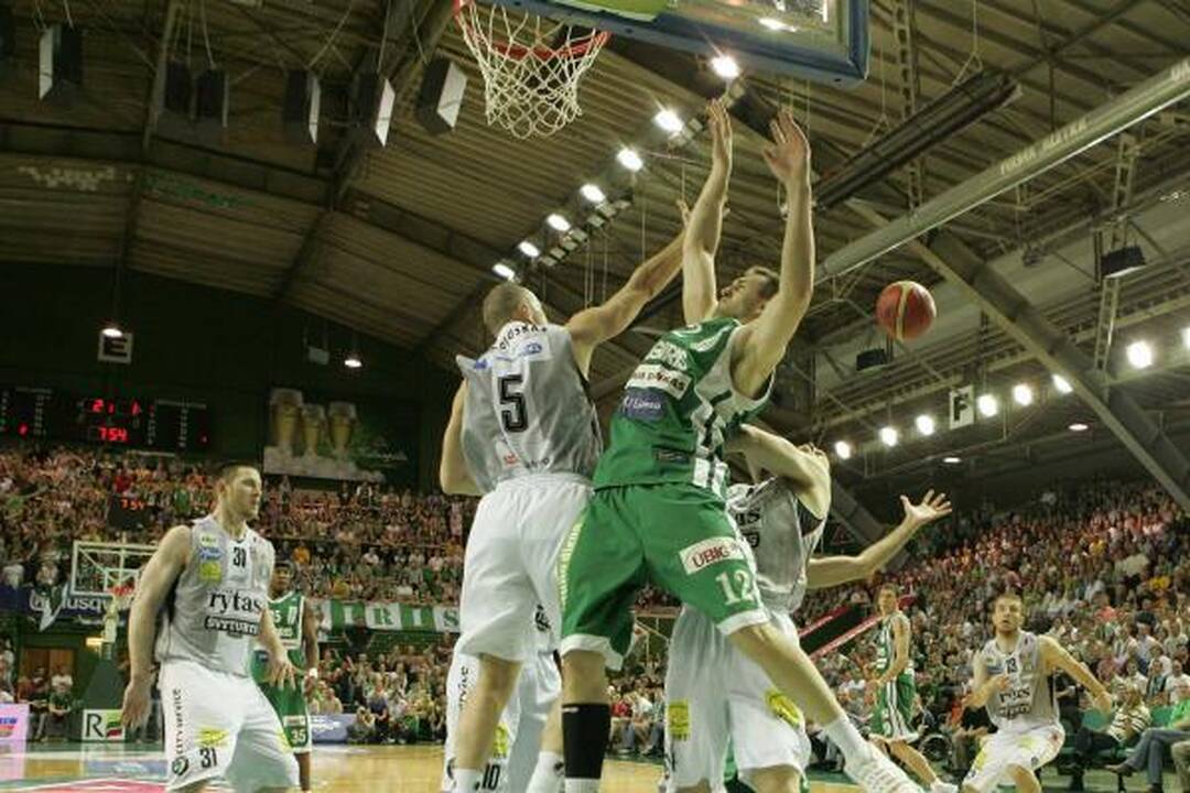„Žalgiris“ - „Lietuvos rytas“: kauniečių pergalė 77:63
