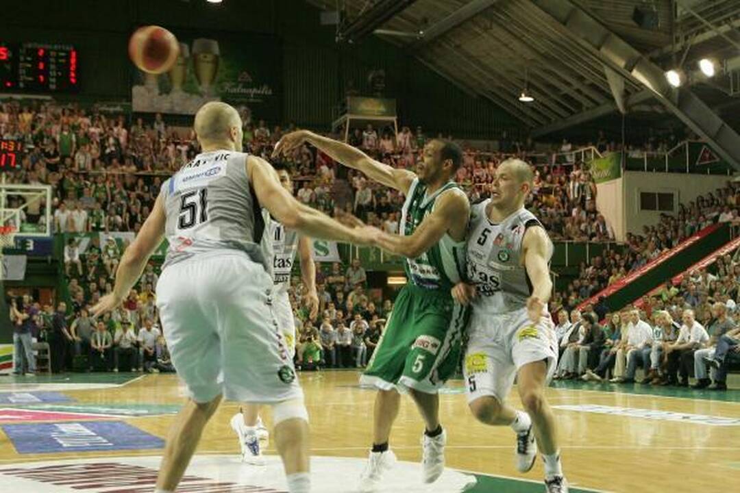 „Žalgiris“ - „Lietuvos rytas“: kauniečių pergalė 77:63