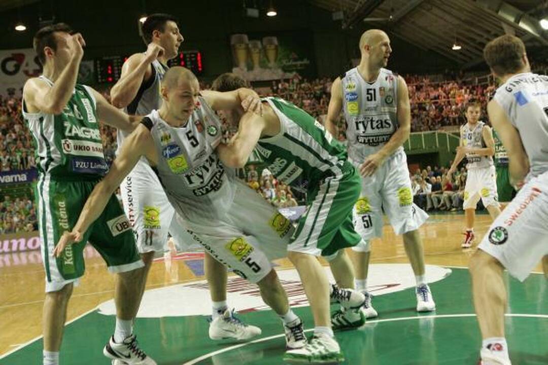 „Žalgiris“ - „Lietuvos rytas“: kauniečių pergalė 77:63