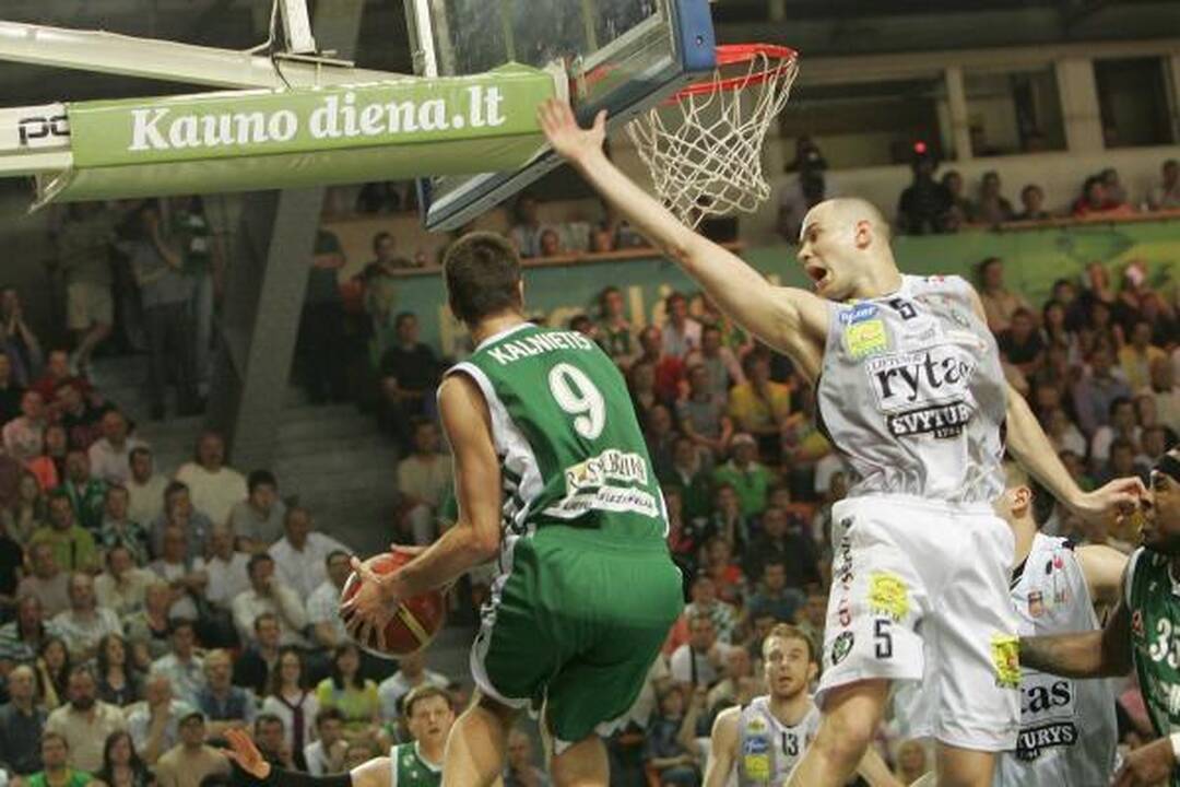 „Žalgiris“ - „Lietuvos rytas“: kauniečių pergalė 77:63