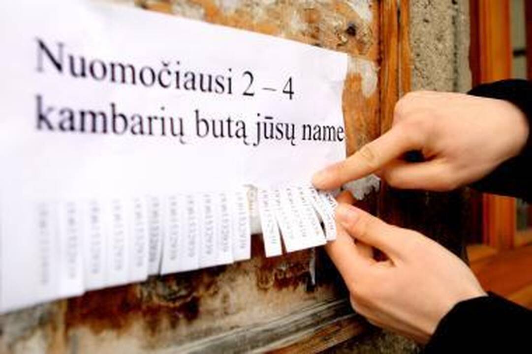 Butų nuomos kainos Klaipėdoje mažėjo 20 proc.