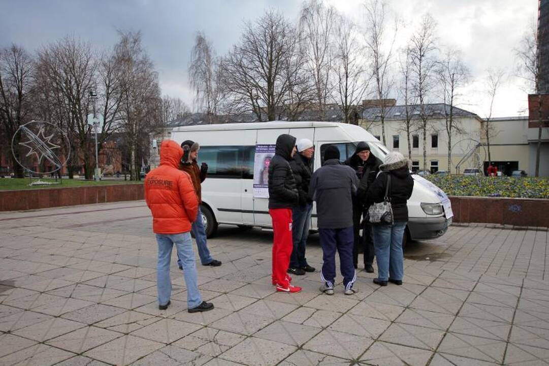 Klaipėdiečius kvietė nemokamai išsitirti dėl ŽIV 