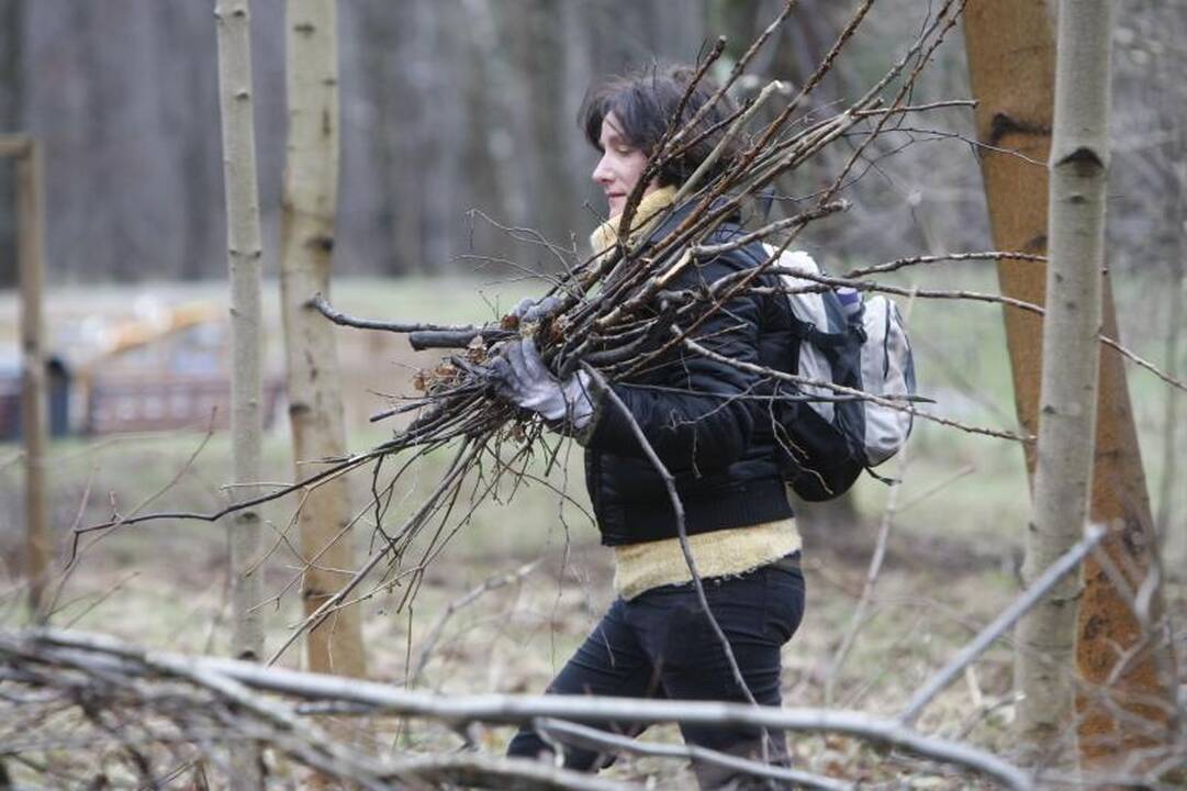 Klaipėdos Jūros parką švarino talkininkai