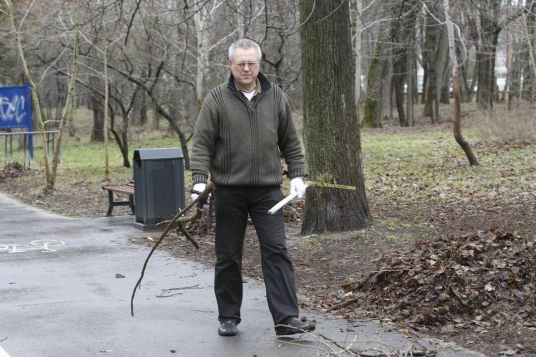 Klaipėdos Jūros parką švarino talkininkai