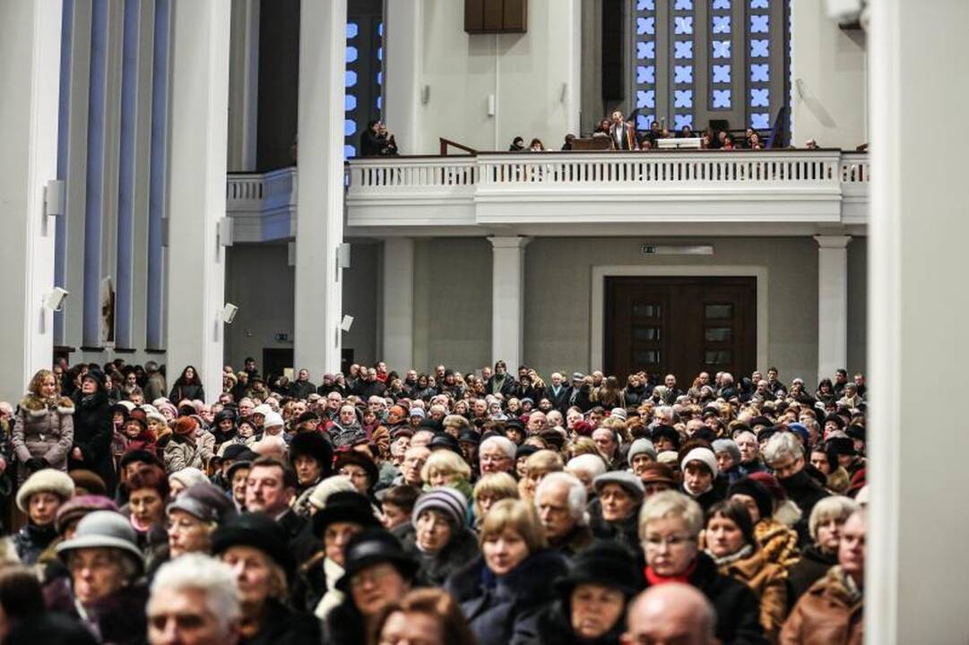 Kauno Kristaus prisikėlimo bažnyčioje skambėjo patriotinės dainos