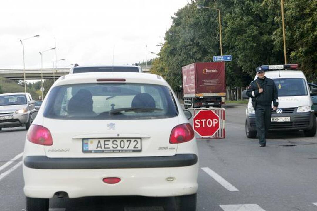 Kauną apjuosė policijos ir specialiųjų tarnybų žiedas
