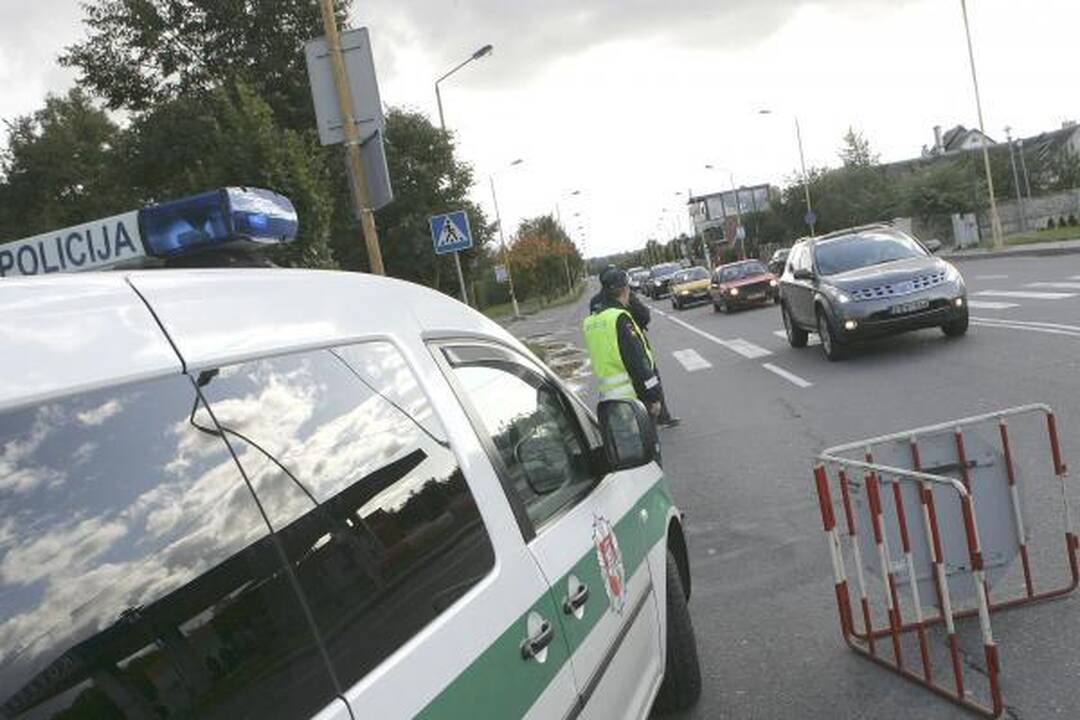 Kauną apjuosė policijos ir specialiųjų tarnybų žiedas