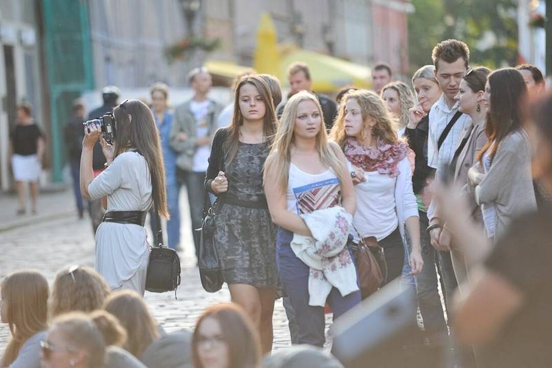 Kaune ketvirtadienio vakarą karaliavo balta spalva
