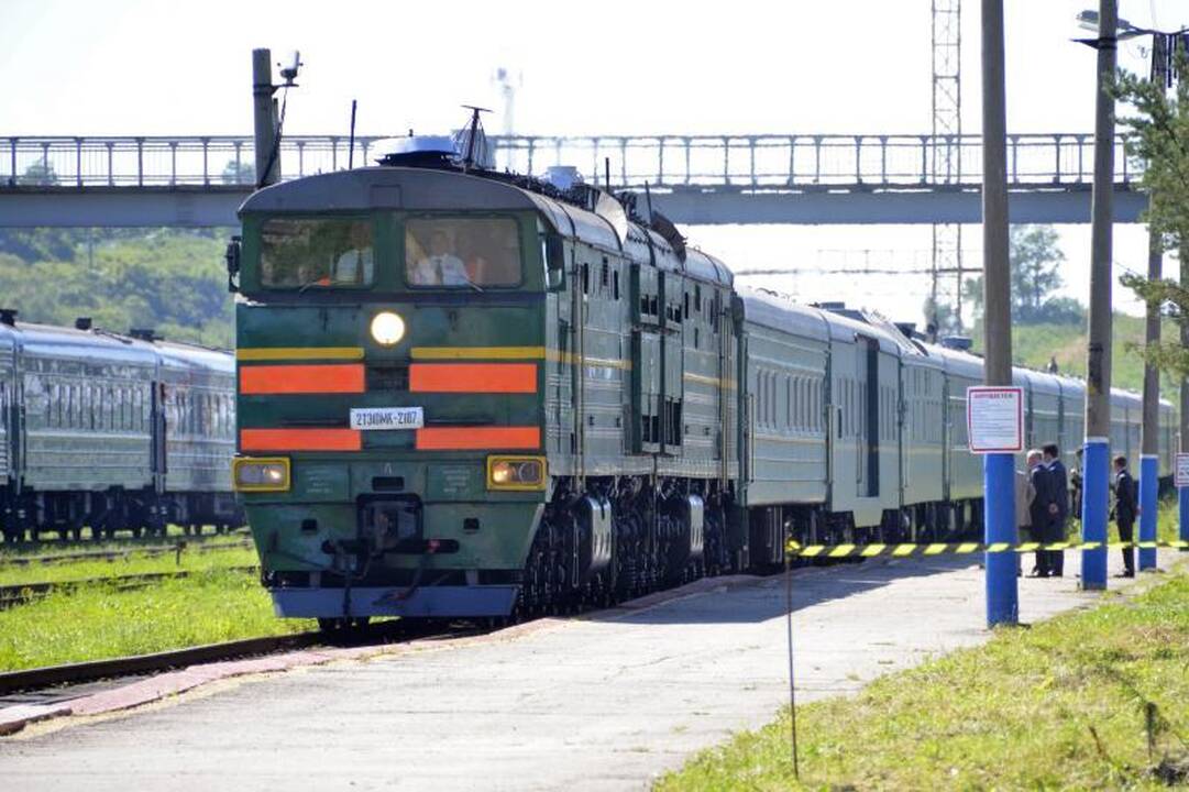 Šiaurės Korėjos vadovas atvyko į Rusiją