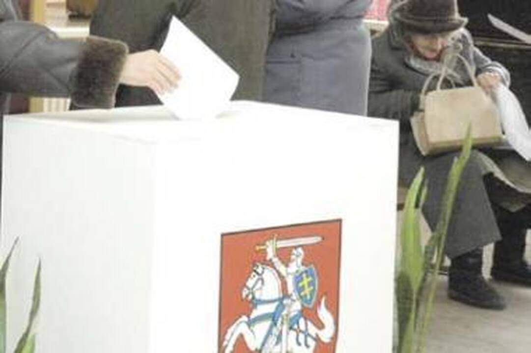 Balsuoti anksčiau – į savivaldybę