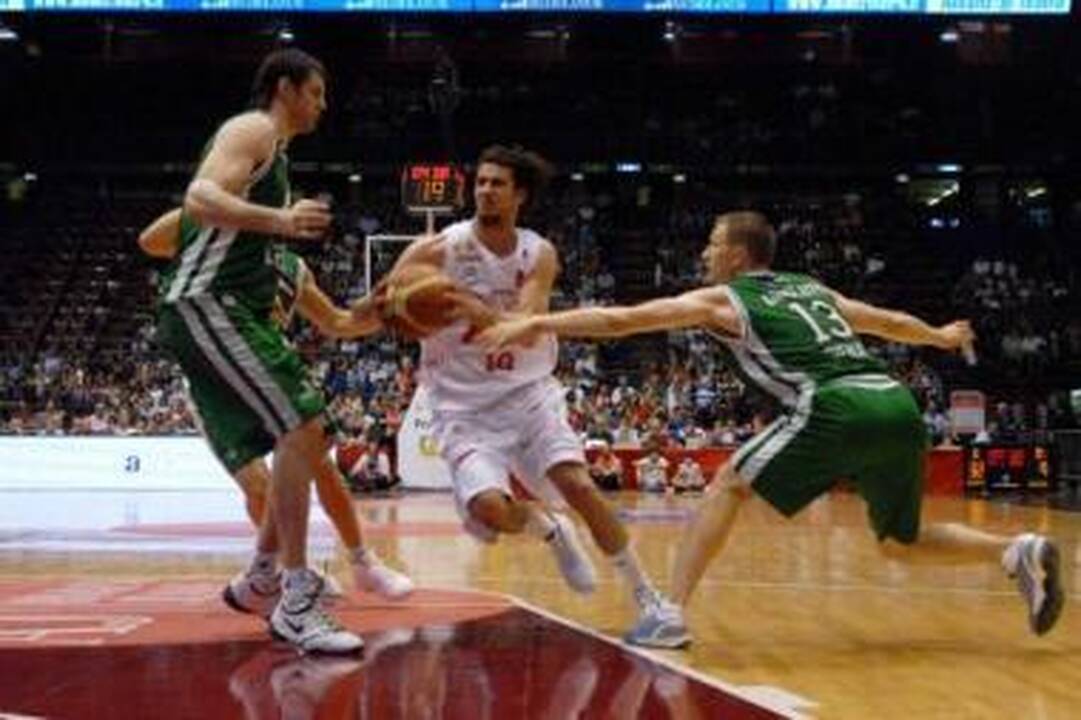 Tandemas: K.Lavrinovičius (kairėje) ir R.Kaukėnas (dešinėje) "Serie A" finalo serijoje nedaug sėdėjo ant atsarginių suolo.