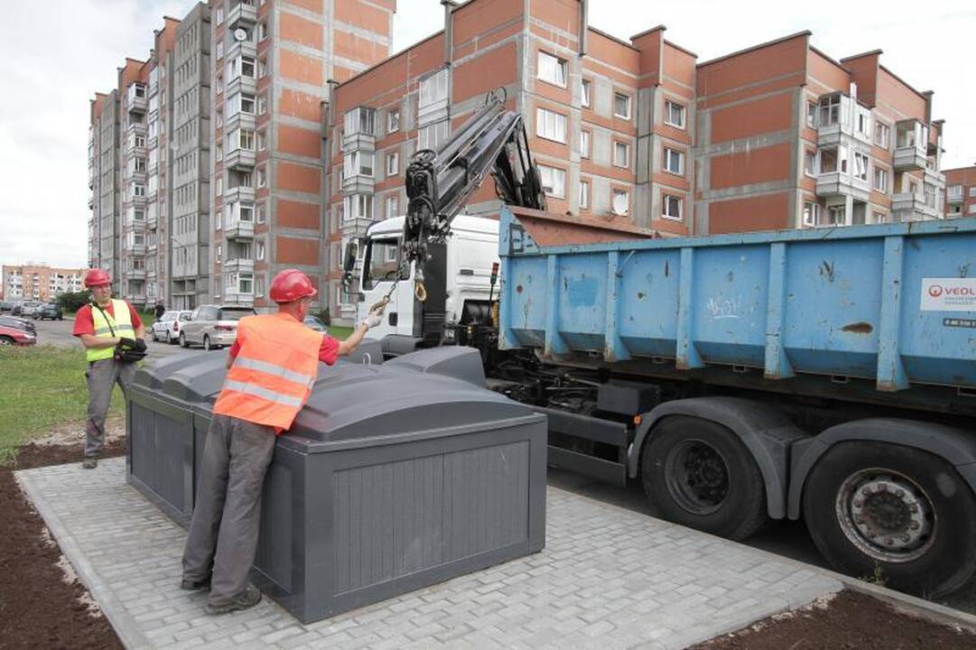 Bandužių gatvėje – bandomasis konteineris