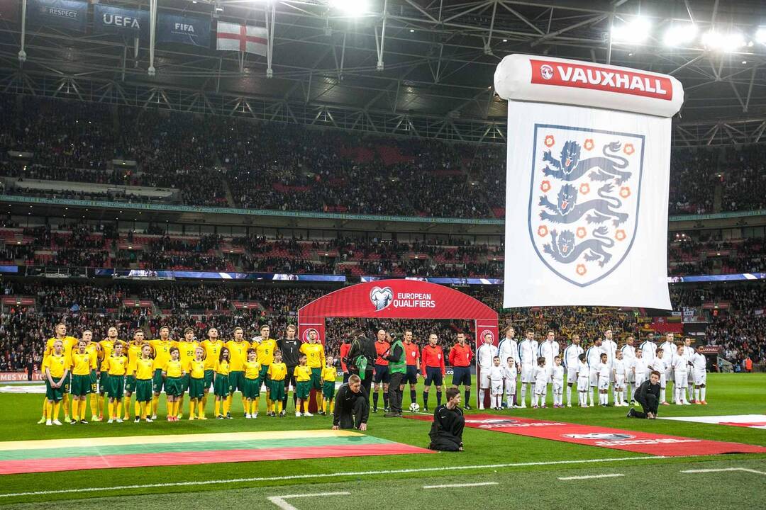 Lietuva - Anglija "Wembley" stadione