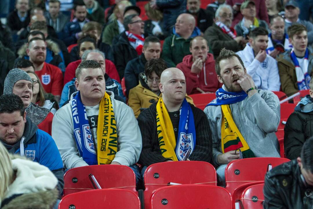 Lietuva - Anglija "Wembley" stadione