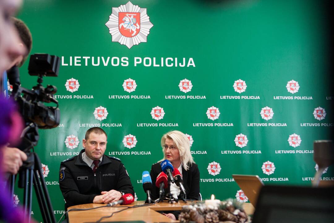Spaudos konferencija dėl neblaivių vairuotojų