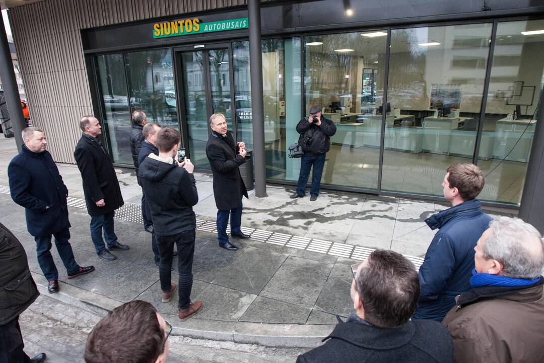 Kauno autobusų stoties atidarymas