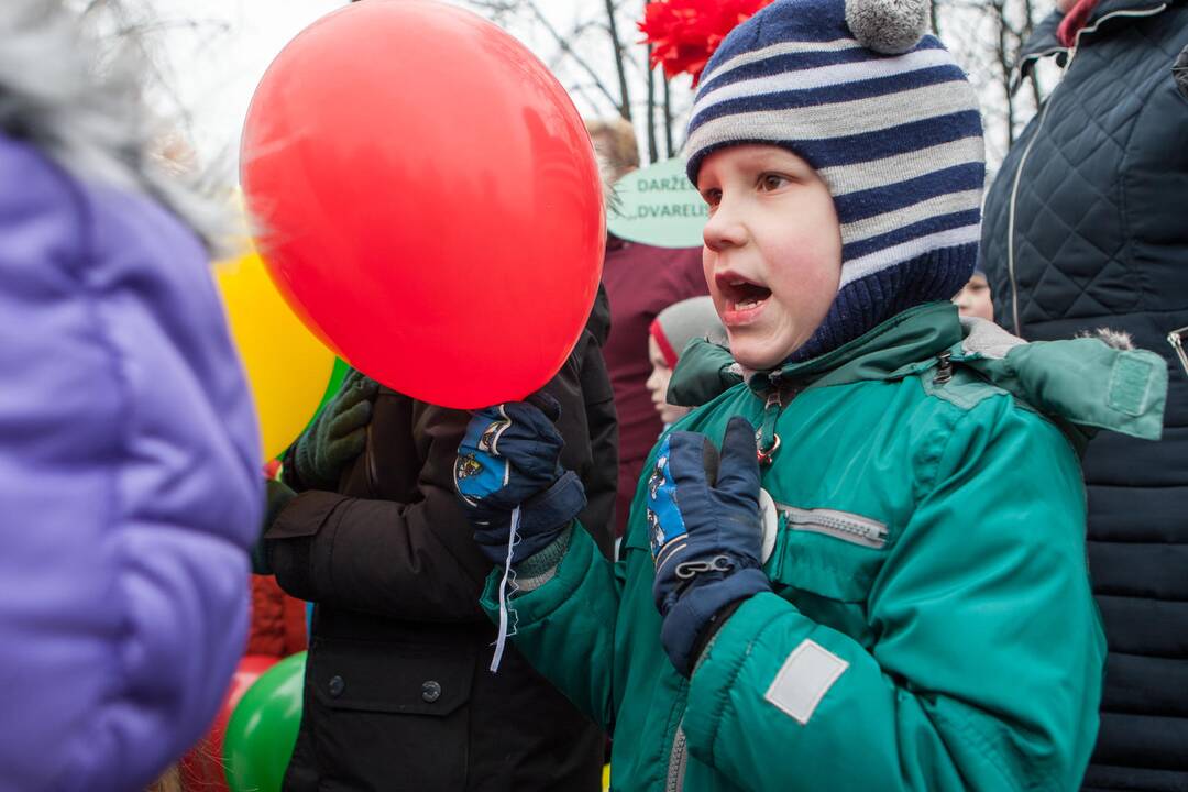 Tautiška giesmė ant Aleksoto kalno